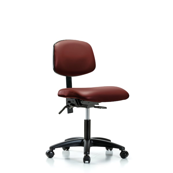 Vinyl Chair, Desk, Tilt, Casters, Borscht