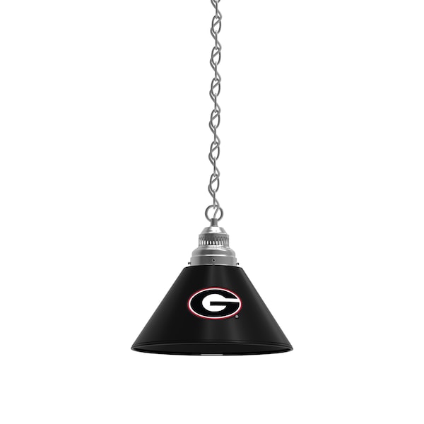 Georgia "G" Pendant Light, Chrome Fixture
