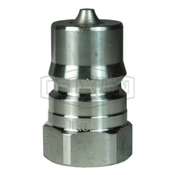 DQC HS Interchange Steam Female Plug, 1/2-14 Nominal, Female NPTF, 303 Stainless Steel