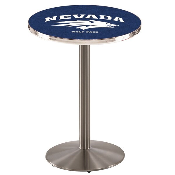 42" Stainless Steel Nevada Pub Table, 36" dia. Top