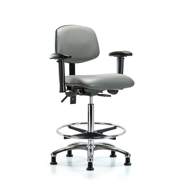 Vinyl Chair, Vinyl, Adjustable Arms