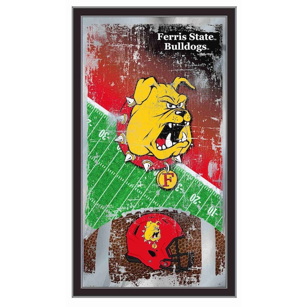 Ferris State University 15" x 26" Football Mirror