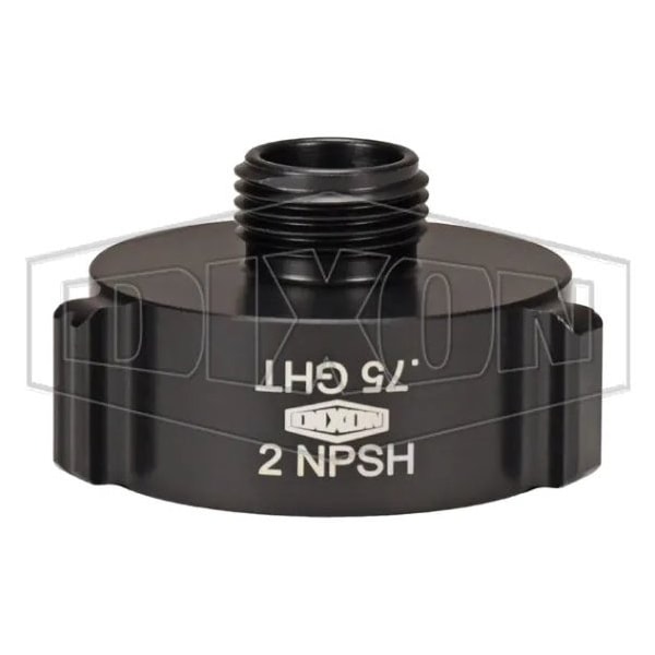 Style N37 Rocker Lug Hydrant Adapter, 2 x 3/4 in, FNPSH x Male Garden Hose Thread Connection, Alumin