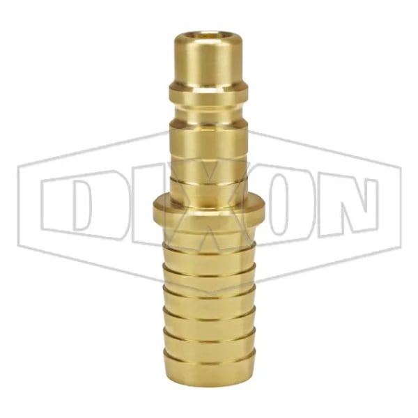 DF Series Industrial Quick Disconnect Pneumatic Plug, 1/2 in Nominal, Quick Disconnect Plug x Standa