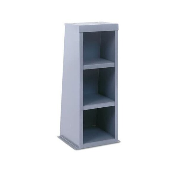 Pedestal, w/Shelves, 34-1/2" H