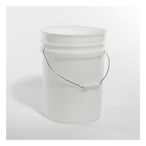 Open Pail Head, 20L, HDPE, White