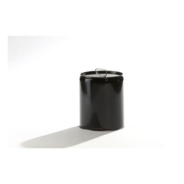 Tight Head Pail, Steel, Black, 5 gal., UN Rating Liquid: Y1.7/300
