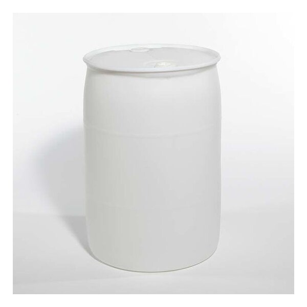 Plstc Drum, Fittings, TH, Natural, 55 gal.
