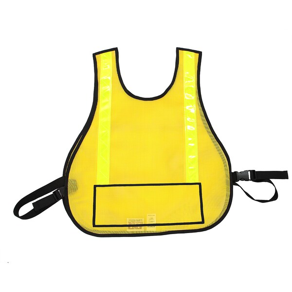 Traffic Safety Vest with Window, Yellow