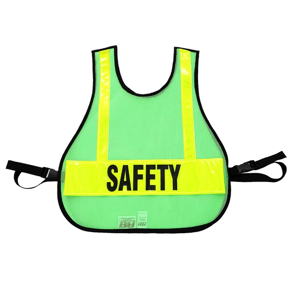 Traffic Vest with Safety, Lime Green