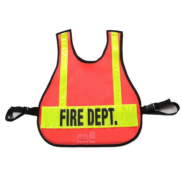 Safety Vest Fire Dept, Safety, Orange