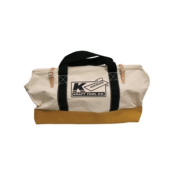 Leather Bottom Bag w/Nylon Handle, 24