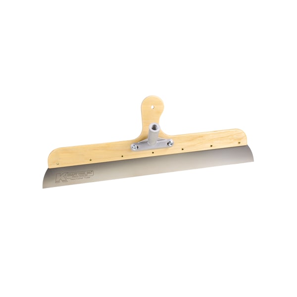 Wood Frame Stainless Steel Smoother, 24