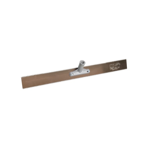 Double 1/2" V-Notch Steel Rake Head, 24