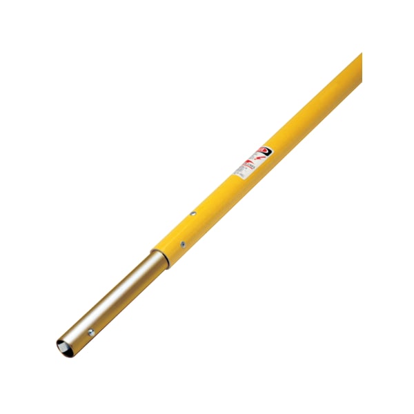 Fiberglass Button Handle w/Insert, 6 ft.