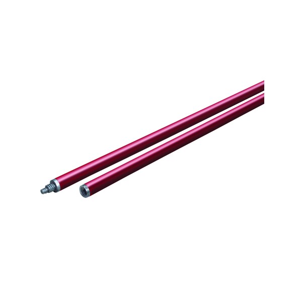 Anodized Aluminum Threaded Handle, 6 ft.