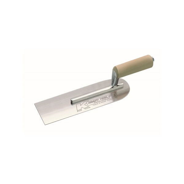 Pipe Trowel w/Wood Handle, 10-1/2"x3