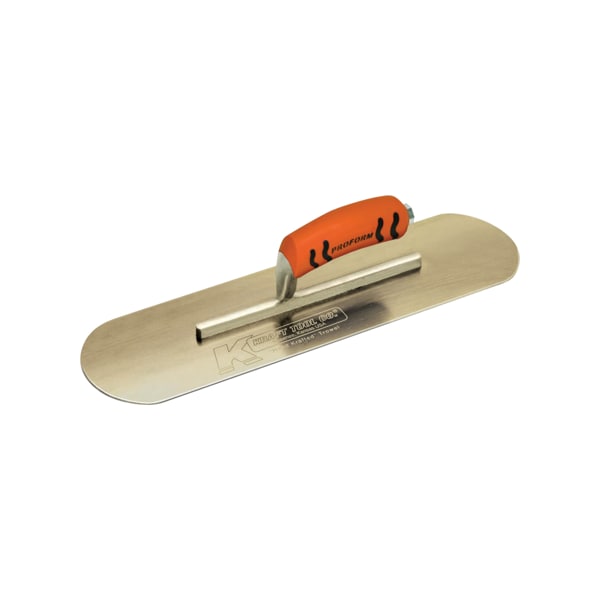 Gold Stainless Steel Pool Tro, 12"x3-1/2