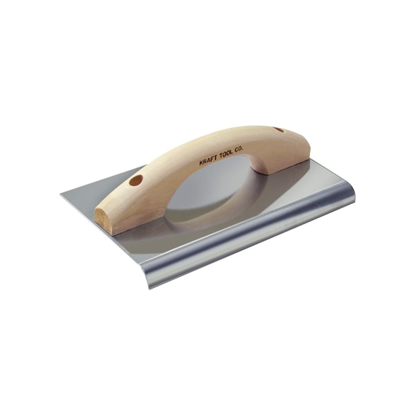 Stainless Steel Hand Edge, 10" x 6" 3/8"R