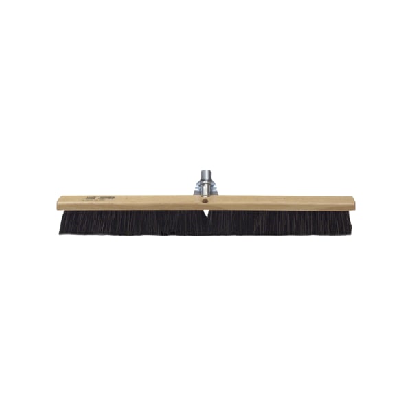 Wood Concrete Floor Broom Head, 18