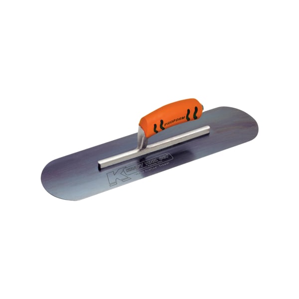 Blue Steel Pool Trowel w/ProF, 18"x4-1/2