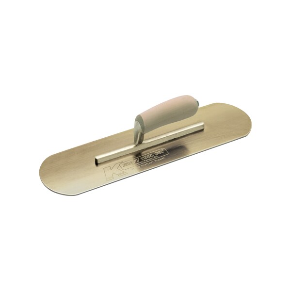 Golden Stainless Steel Pool Trowe, 16"x4