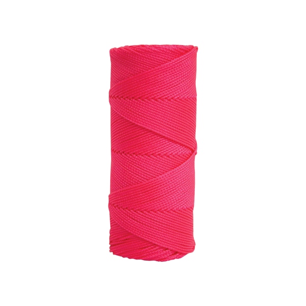 Fluorescent Pink Braided Nylon Masons L