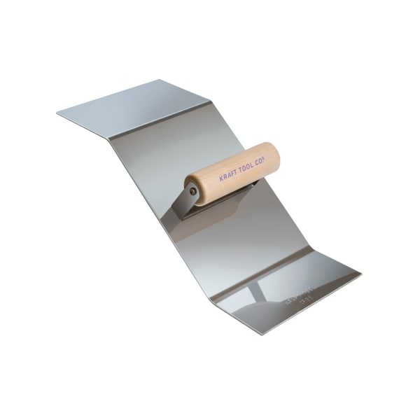 Stainless Steel Curb Tool, 3/4"R Curb/Gu