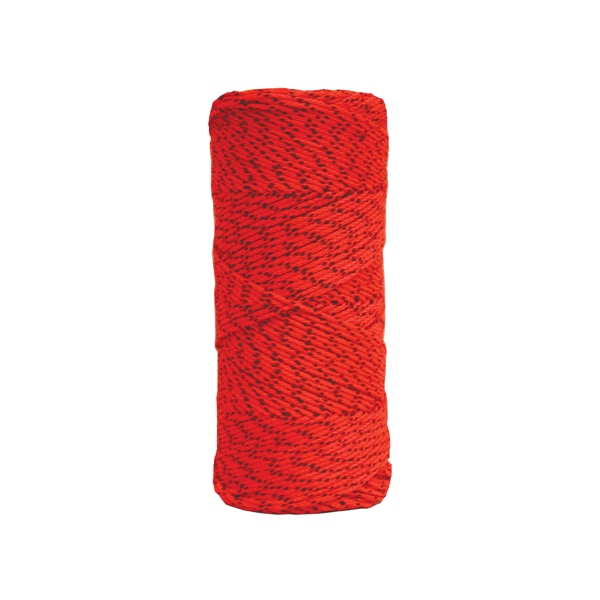 Orange/Black Bonded Braided Nylon Line