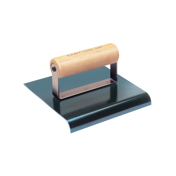 Blue Steel Edger w/Wood Han, 6"x4" 1"R