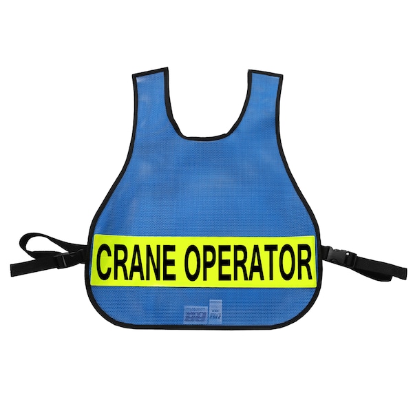 Safety Vest Crane Operator, Royal Blue