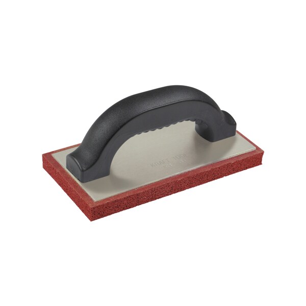 Coarse Red Rubber Float, 8" x 5" x 1