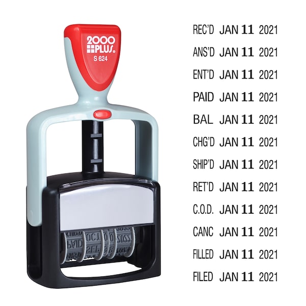 Date Stamp, Self-Inking, Black Ink