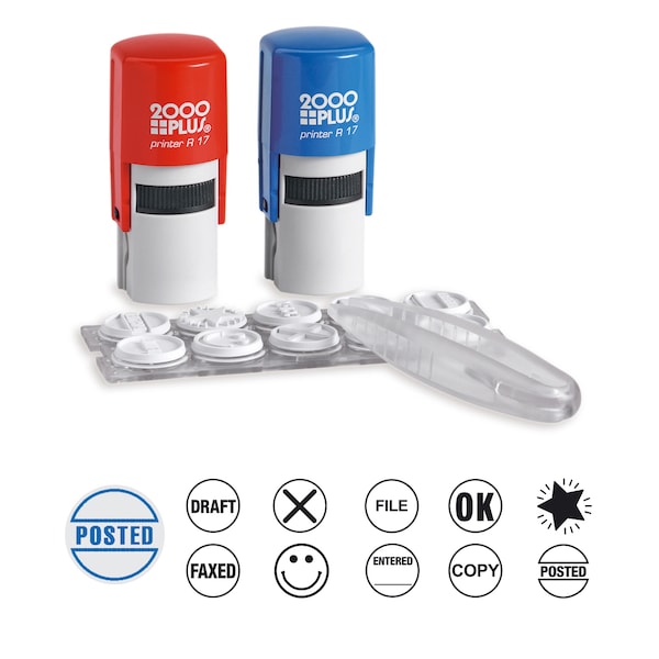 Stamp Kit, Teacher, Red/Blue Ink