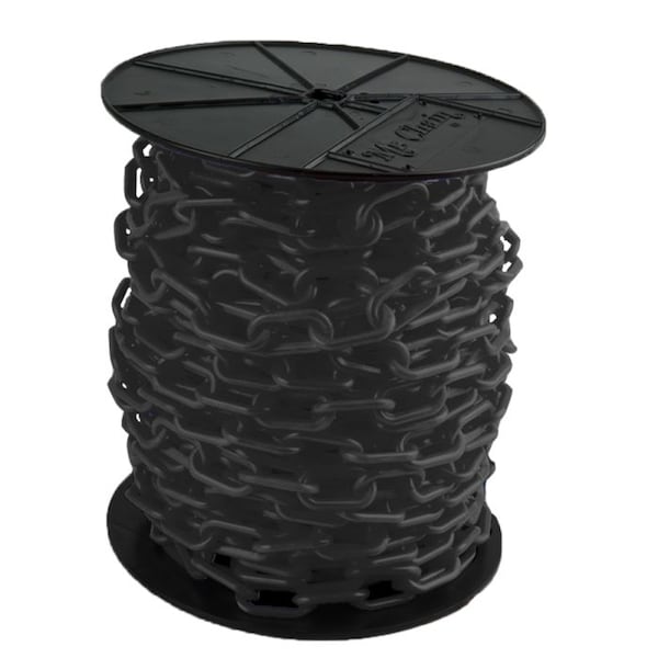 Black Plastic Chain 3"(#10, 76 mm)x60 f
