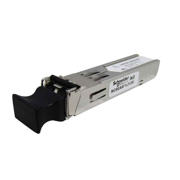 Fiber optic adaptor, Modicon Networking, SFP module, for Ethernet switch, 100 BASE-SX, multimode