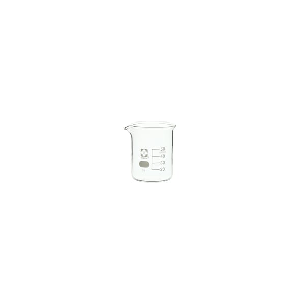 Sibata Glass Beaker, 50mL, PK10