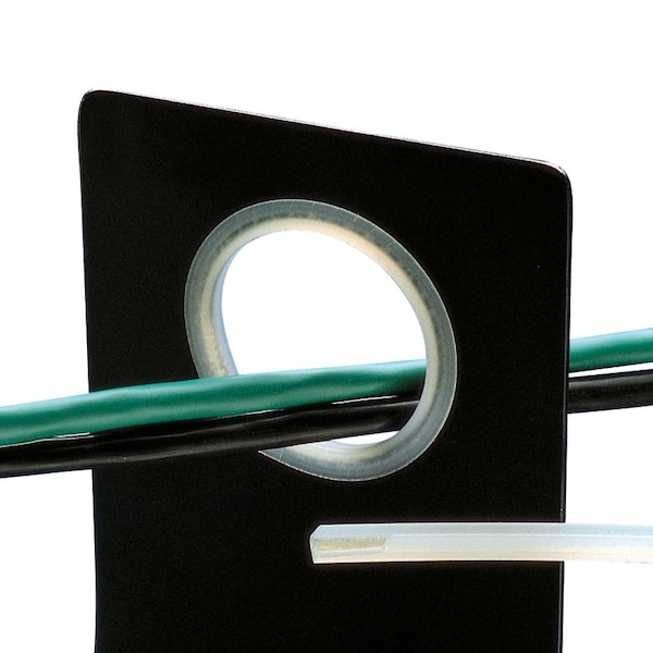 Grommet Edging, .036" Thick, Blk, 100ft L