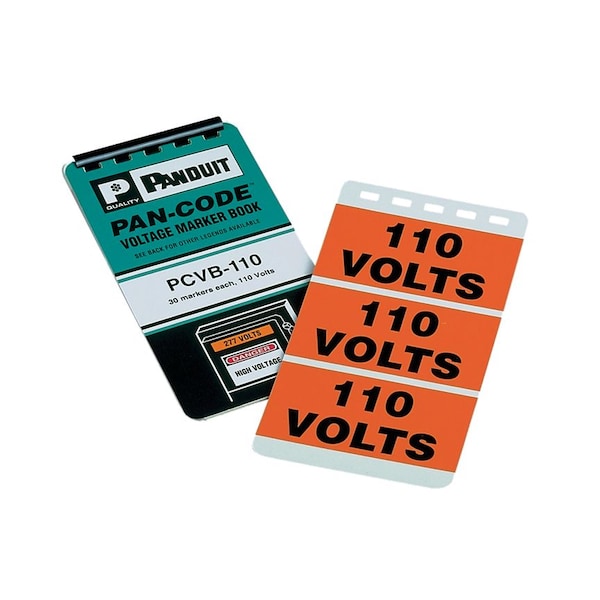 Safety Marker Book, "Danger High Voltage" - 30 markers/book
