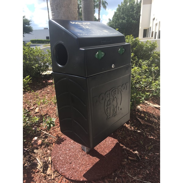 Pole Mounted DOGVALET Pet Waste Receptac
