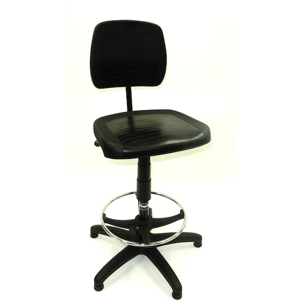 Workbench Chair, Five Star Base Del, Adj