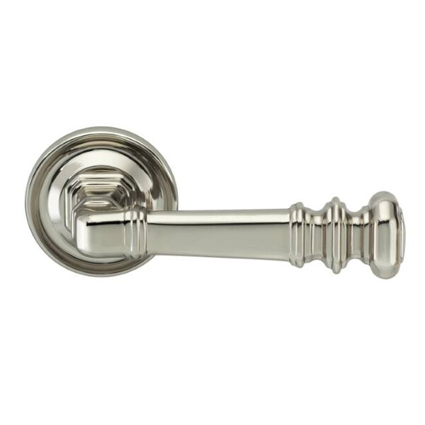 Rose Pass 234BS T Strike 1-3/8" Door Bright Nickel 101 Lever and Large