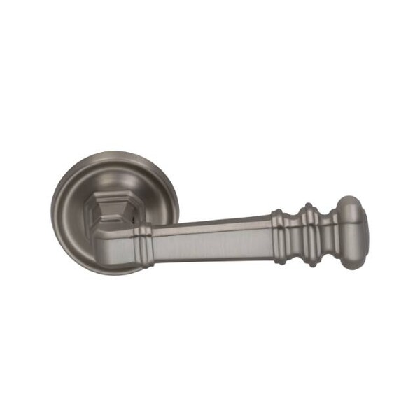 Rose Single Dummy Satin Nickel 101 Lever and Large