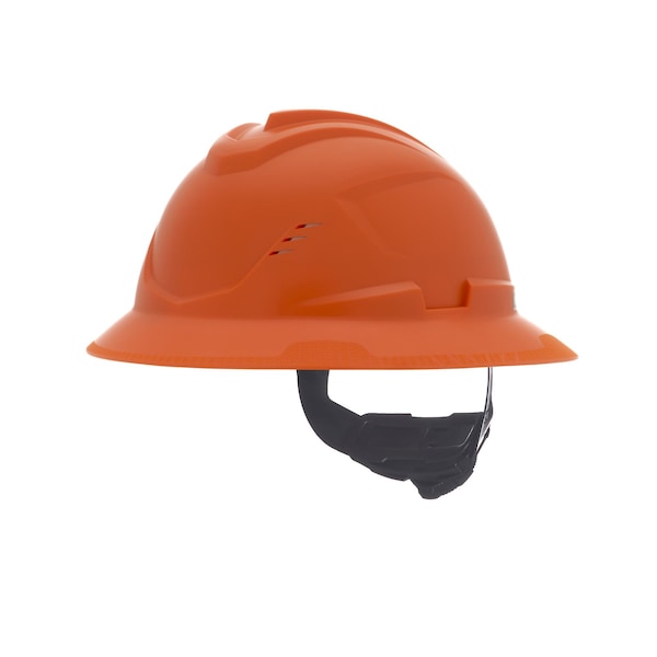 V-Gard C1 Full Brim, Vented, Fas-Trac III, Type 1, Class C, Orange