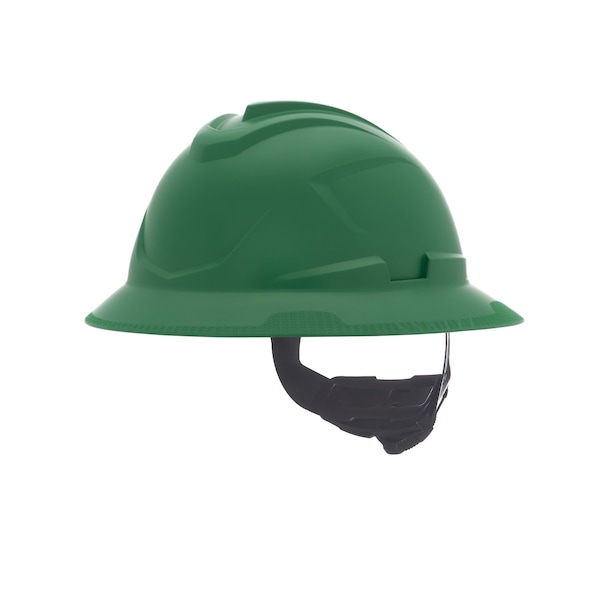 V-Gard C1 Full Brim, Non-Vented, Fas-Trac III, Type 1, Class E, Green