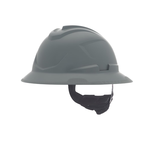 V-Gard C1 Full Brim, Non-Vented, Fas-Trac III, Type 1, Class E, Gray