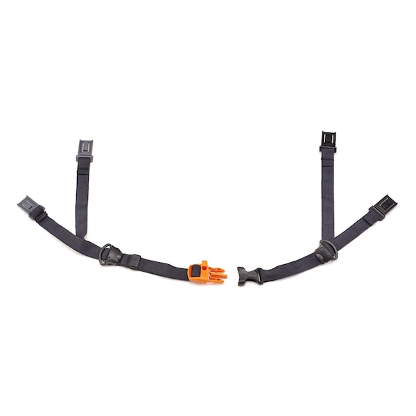 H1 Flame Resistant Chinstrap, For Use With MSA Hard Hats Black