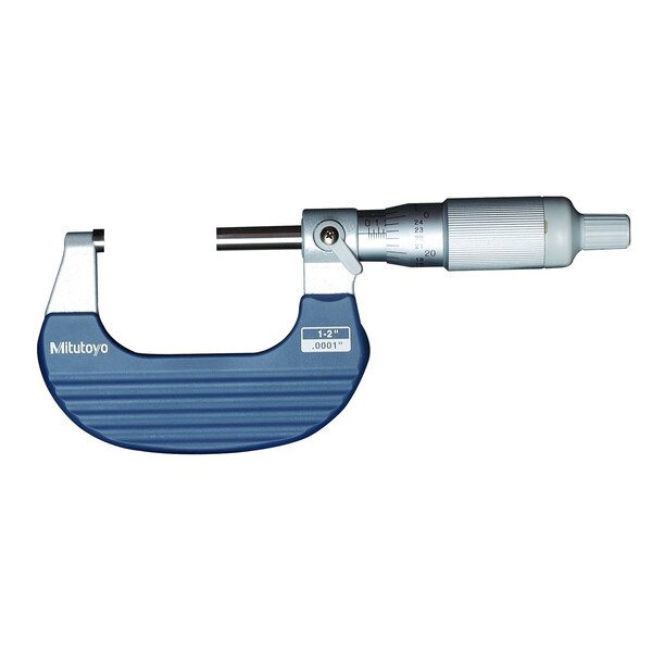 Micrometer, Outside, 1-2", 0.0001", Rt