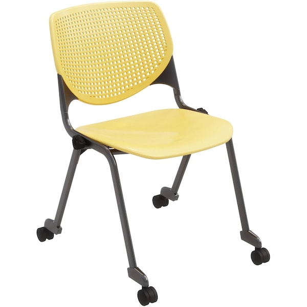 Poly Stack Chair, Yellow