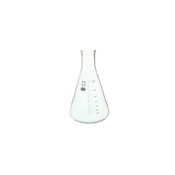 Sibata Glass Erlenmeyer Flask, 100mL, PK10